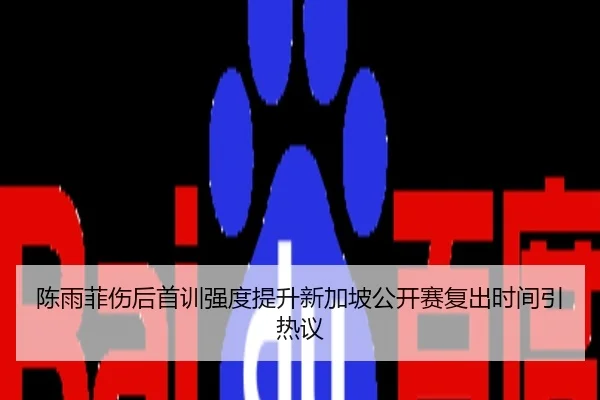 陈雨菲伤后首训强度提升新加坡公开赛复出时间引热议